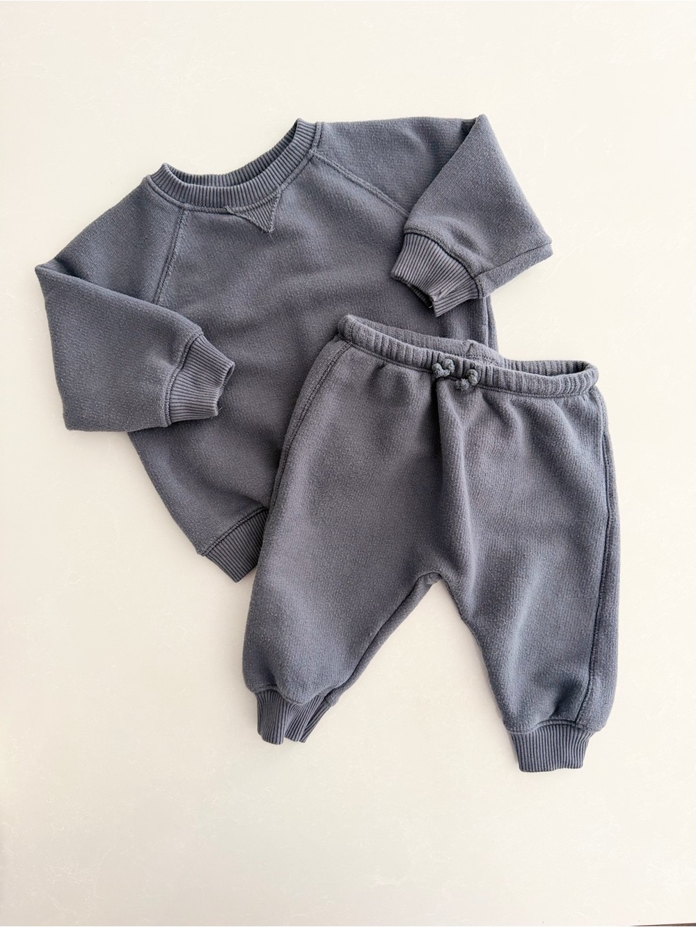 Zara Baby Sweatshirt & Jogger Set โข Size 9-12M